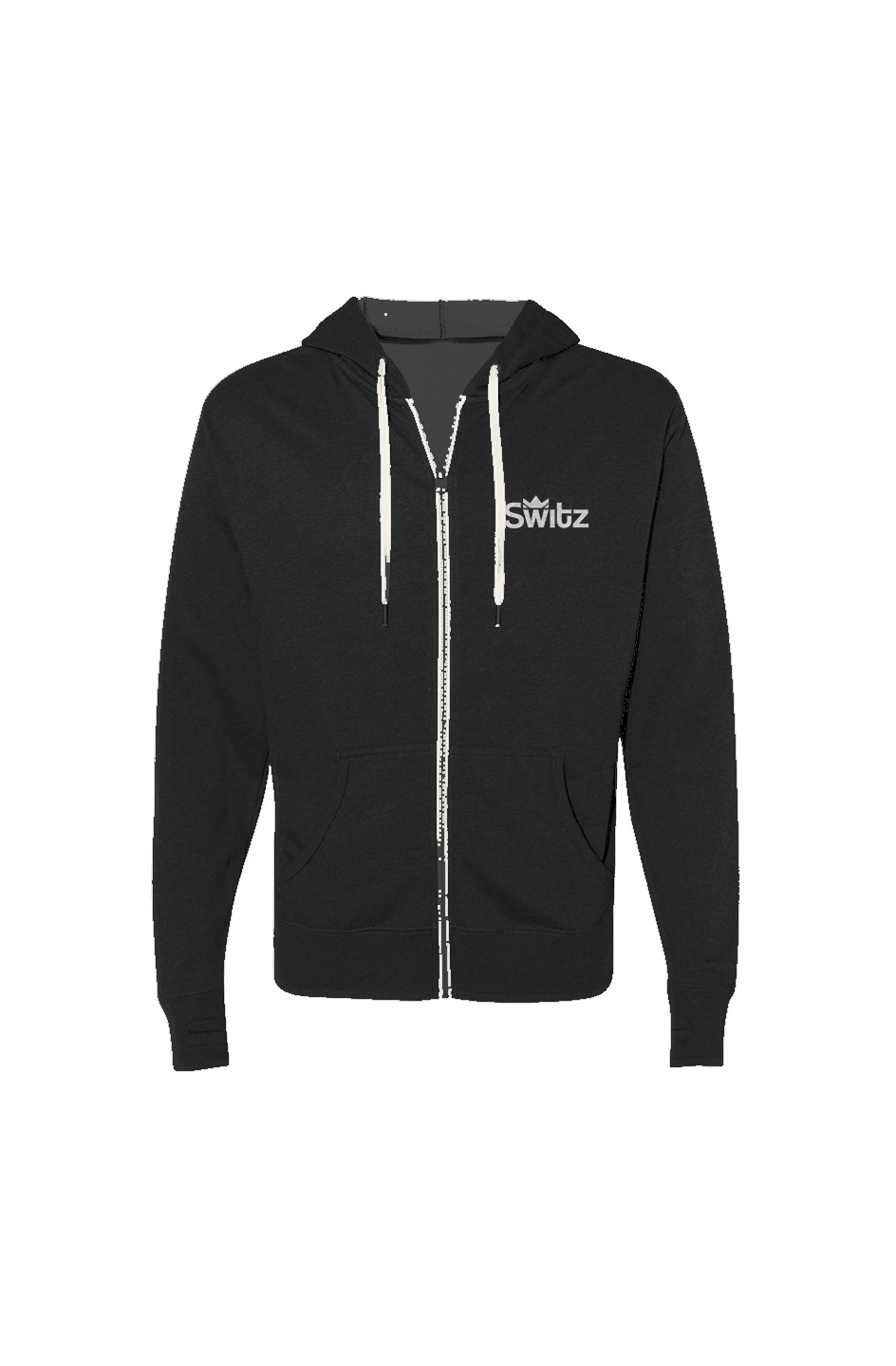 SWITZ - BLACK/WHITE - Mens Hoodie