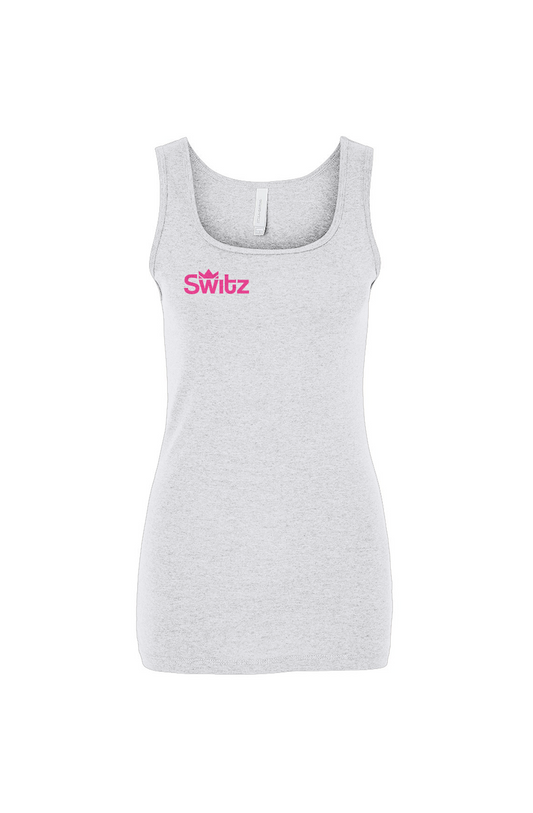 SWITZ - Women's Micro Rib Tank WHITE