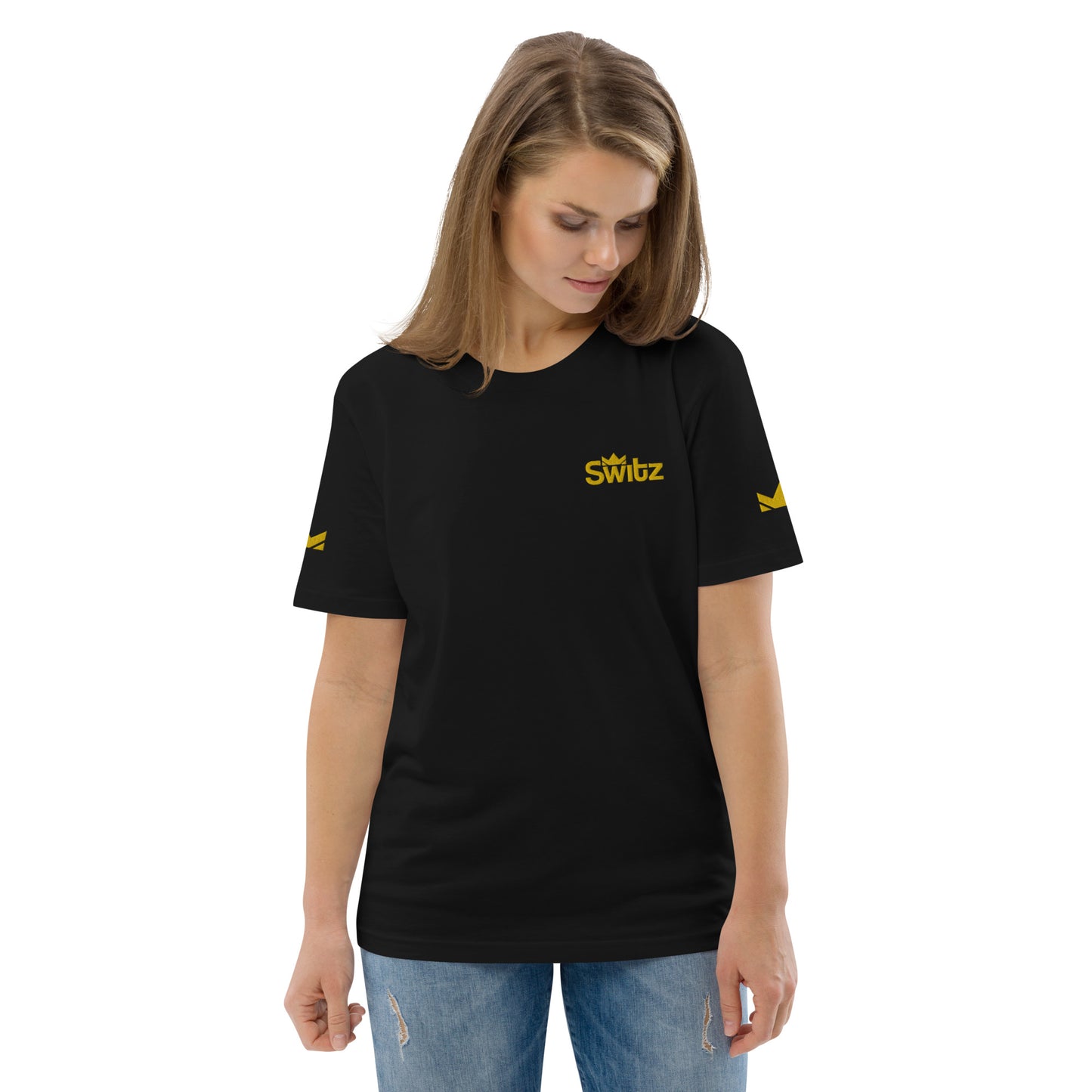 SWITZ - BLACK/GOLD TEE