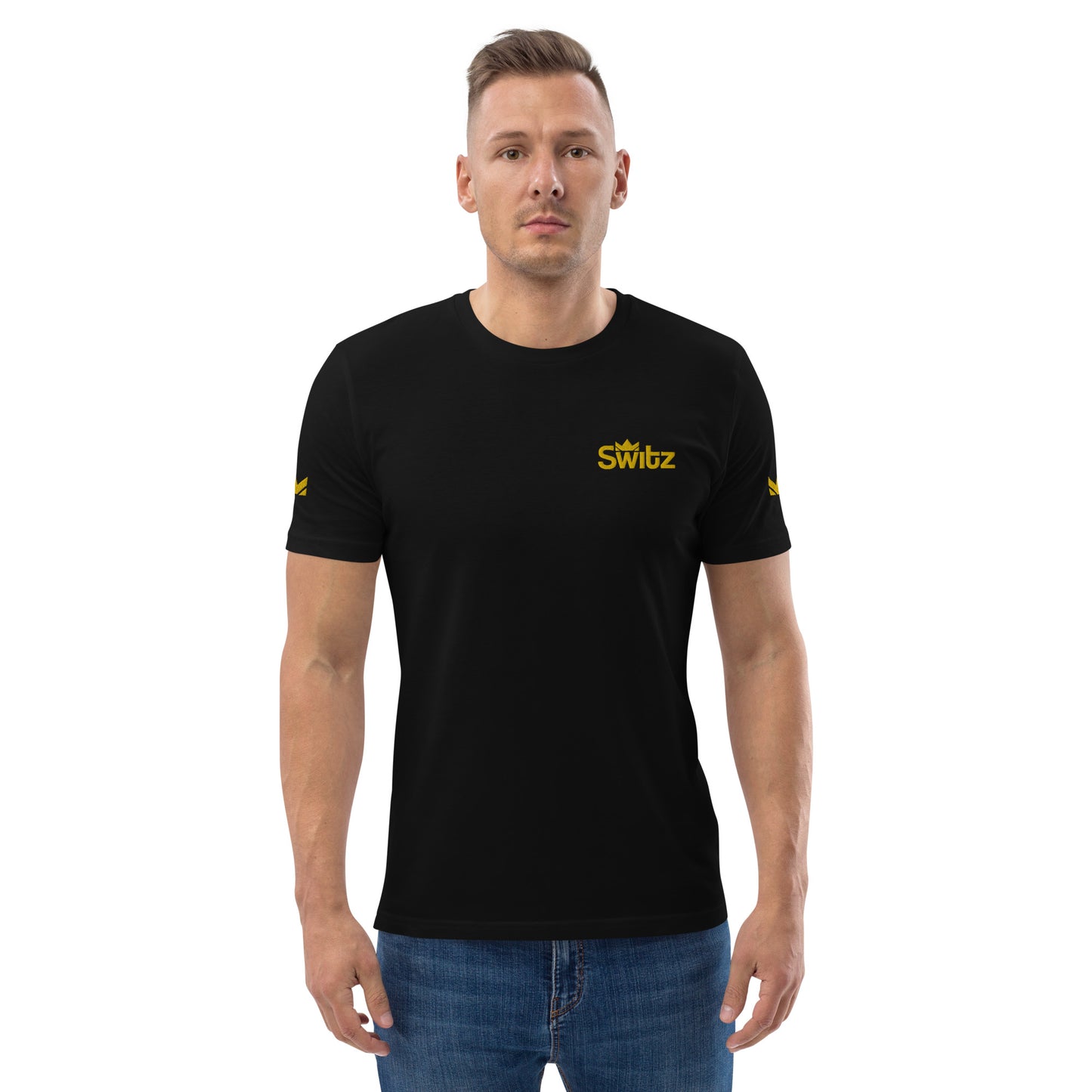SWITZ - BLACK/GOLD TEE