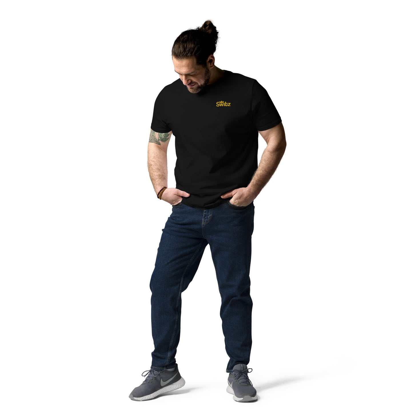 SWITZ - BLACK/GOLD TEE