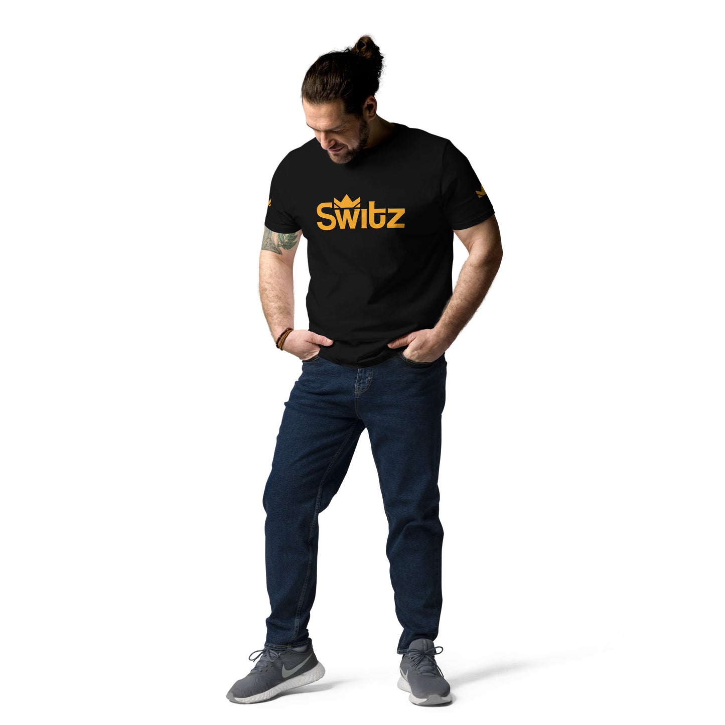 SWITZ - BLACK/YELLOW TEE