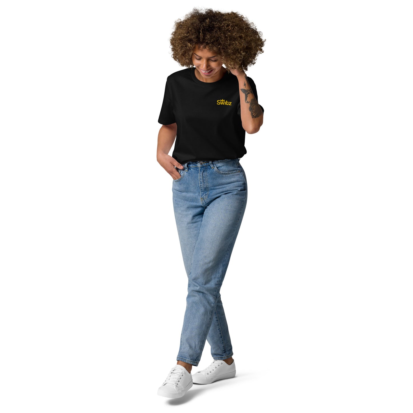 SWITZ - BLACK/GOLD TEE