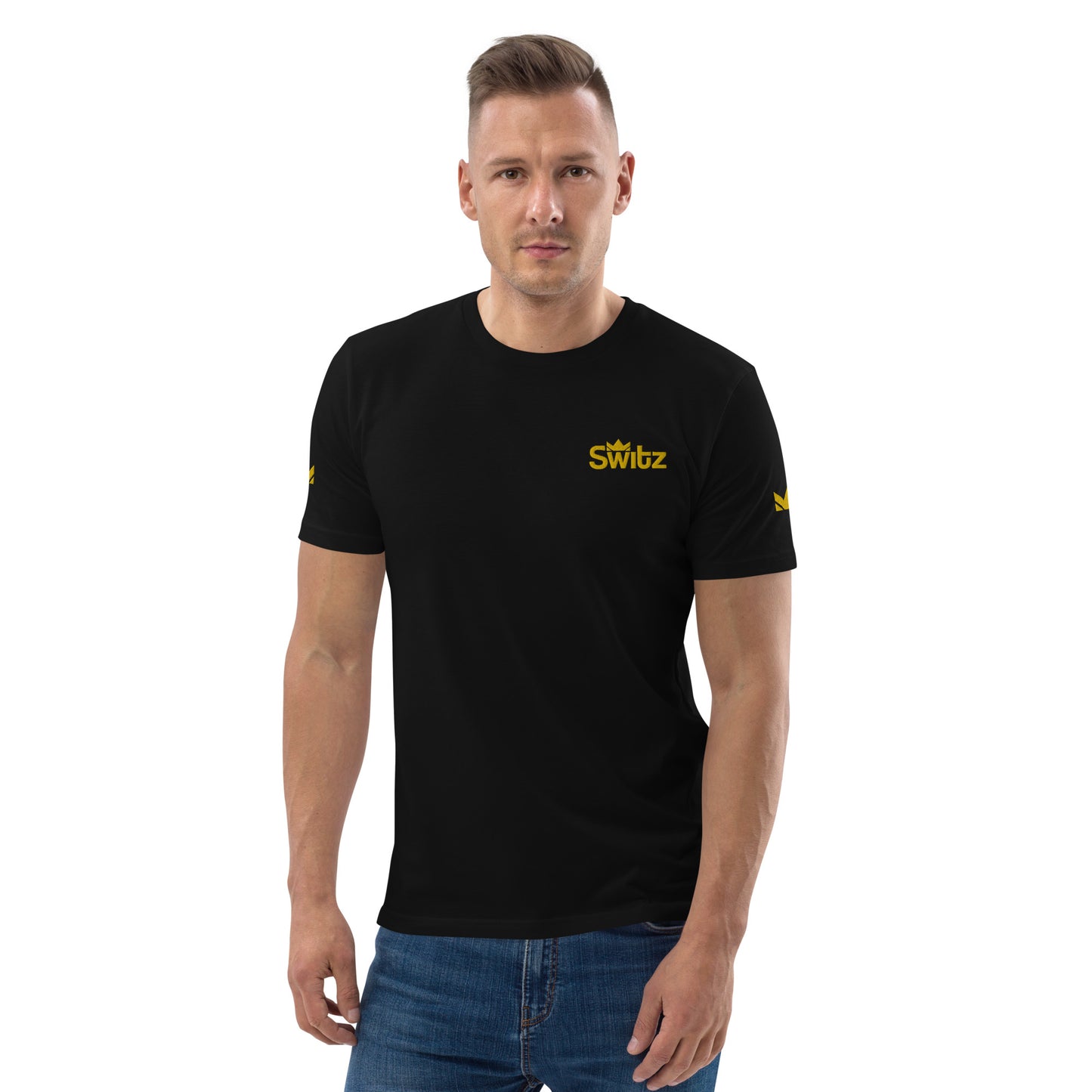 SWITZ - BLACK/GOLD TEE