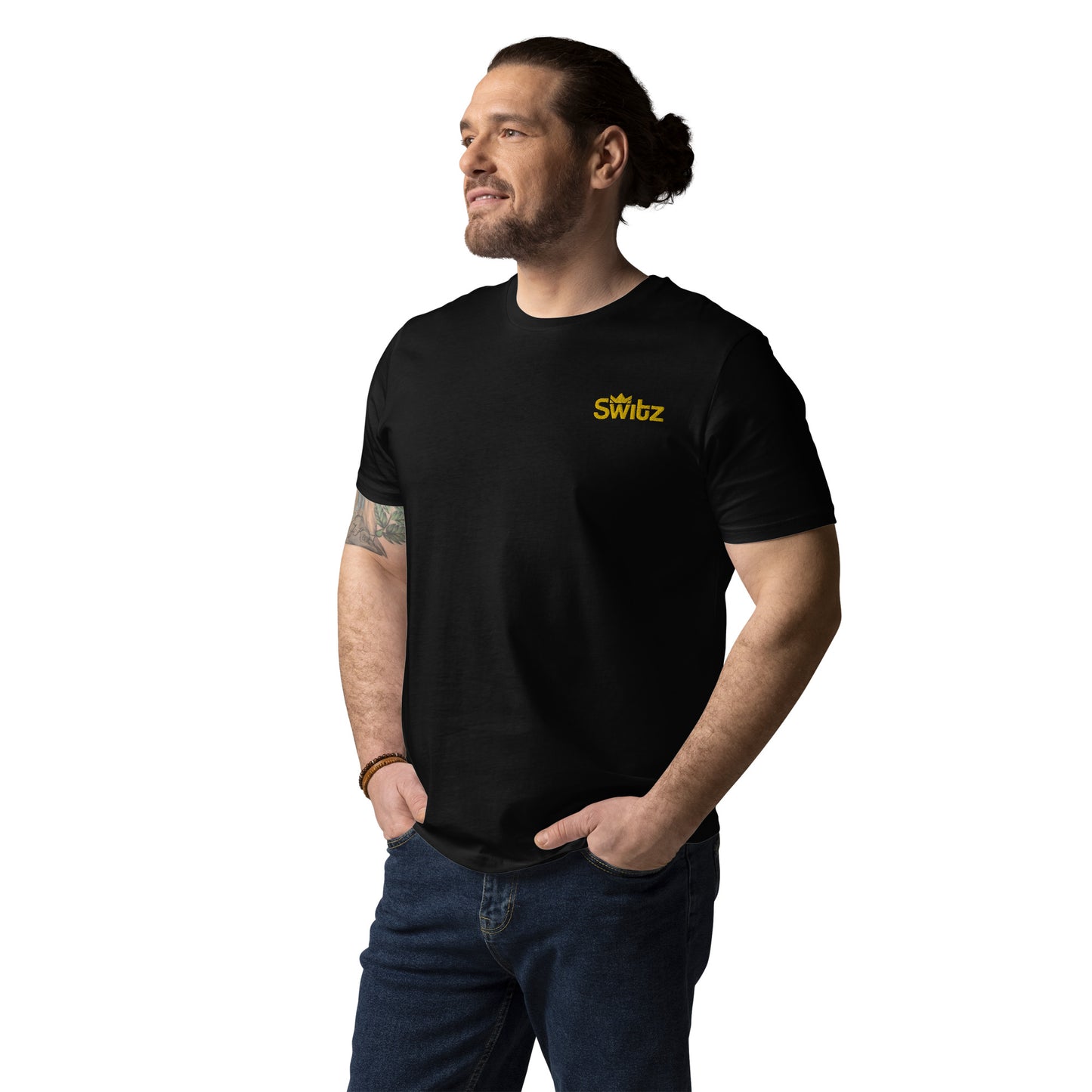 SWITZ - BLACK/GOLD TEE