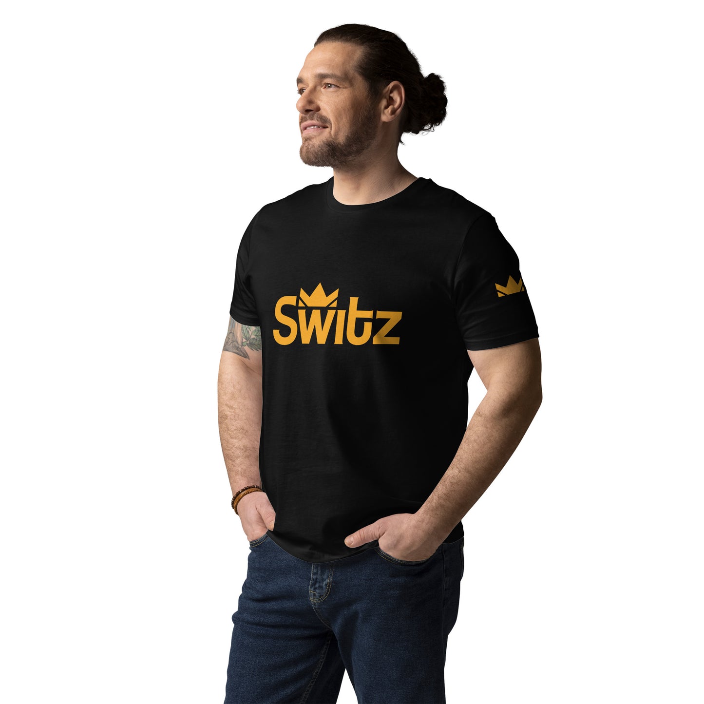 SWITZ - BLACK/YELLOW TEE