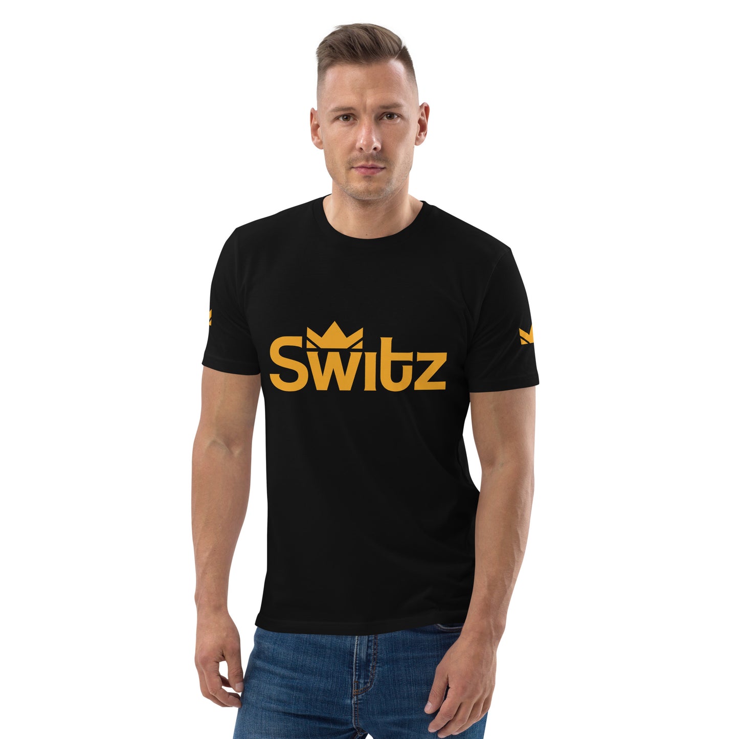 SWITZ - BLACK/YELLOW TEE