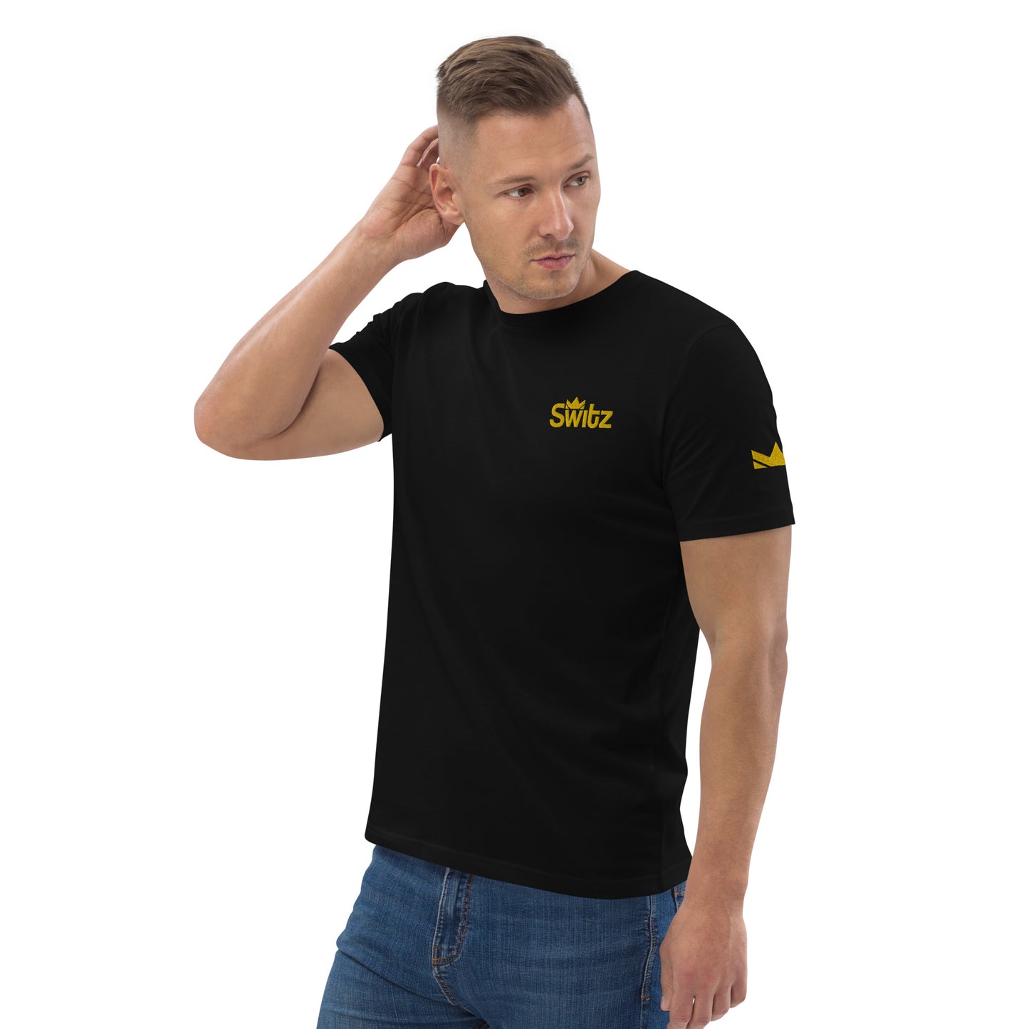 SWITZ - BLACK/GOLD TEE
