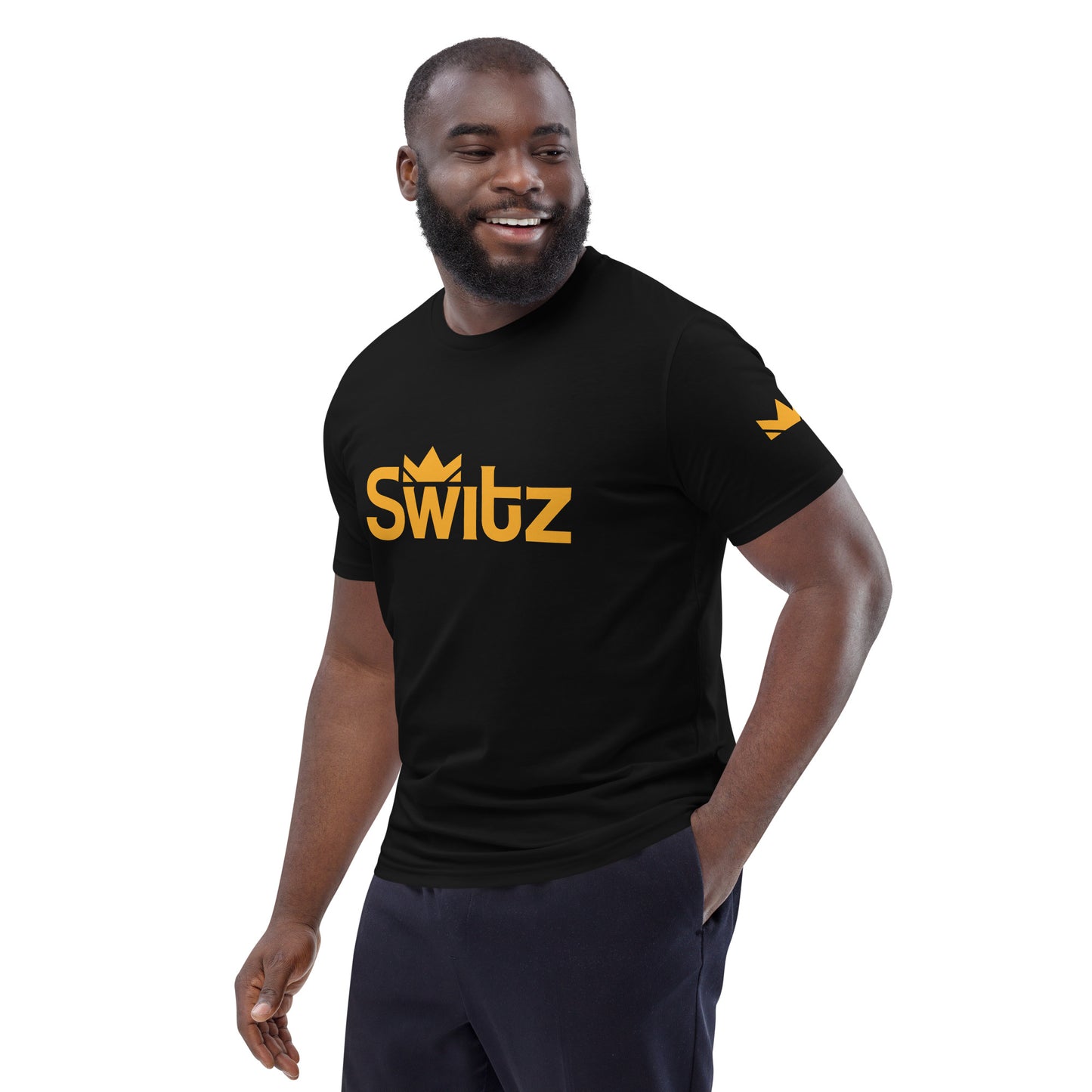 SWITZ - BLACK/YELLOW TEE