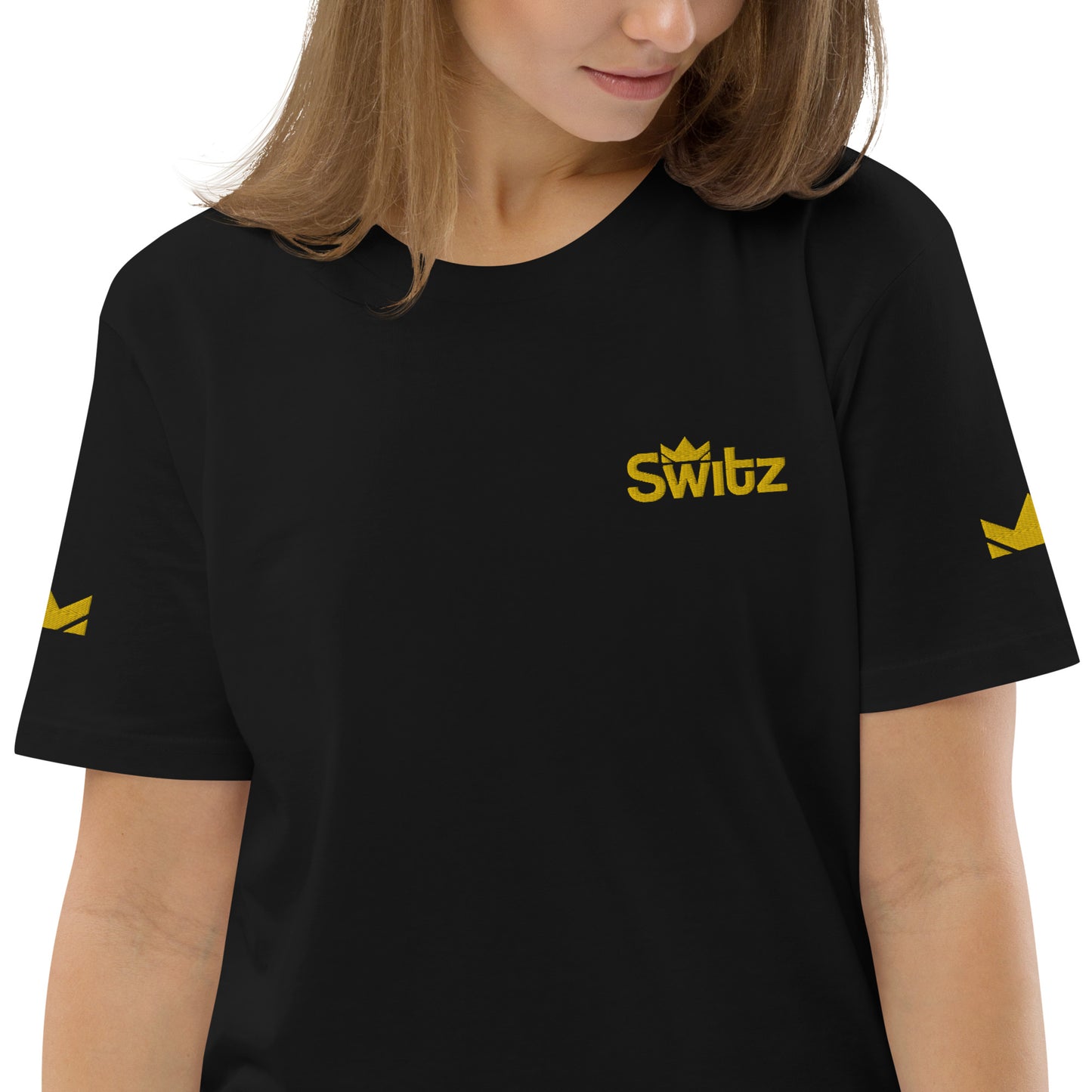 SWITZ - BLACK/GOLD TEE