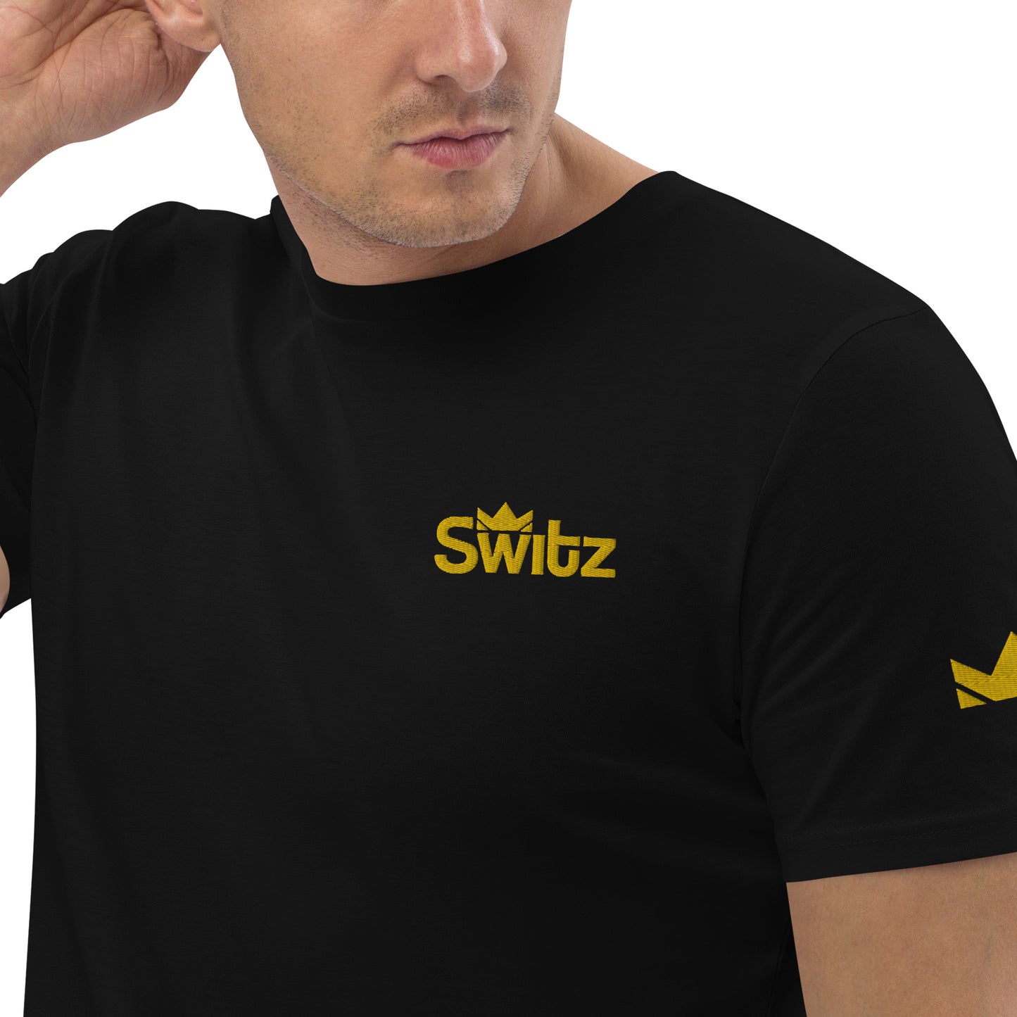SWITZ - BLACK/GOLD TEE