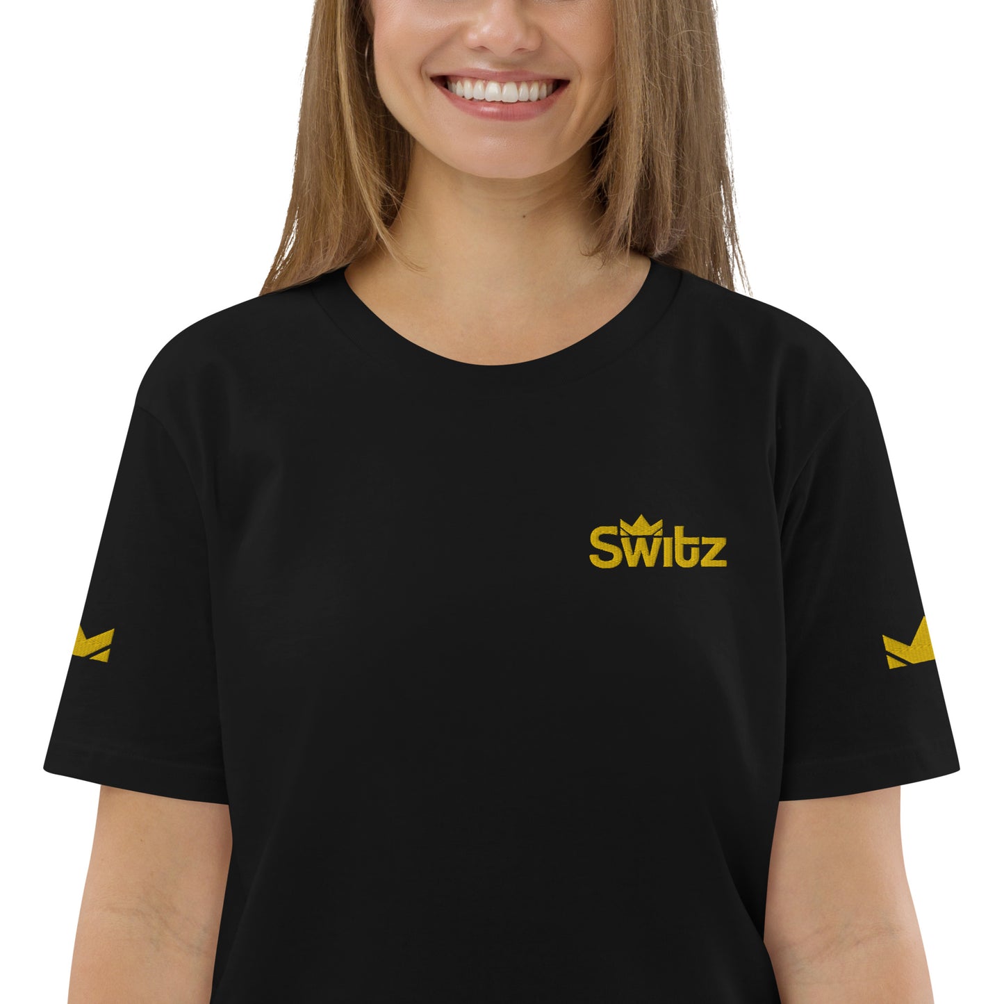 SWITZ - BLACK/GOLD TEE