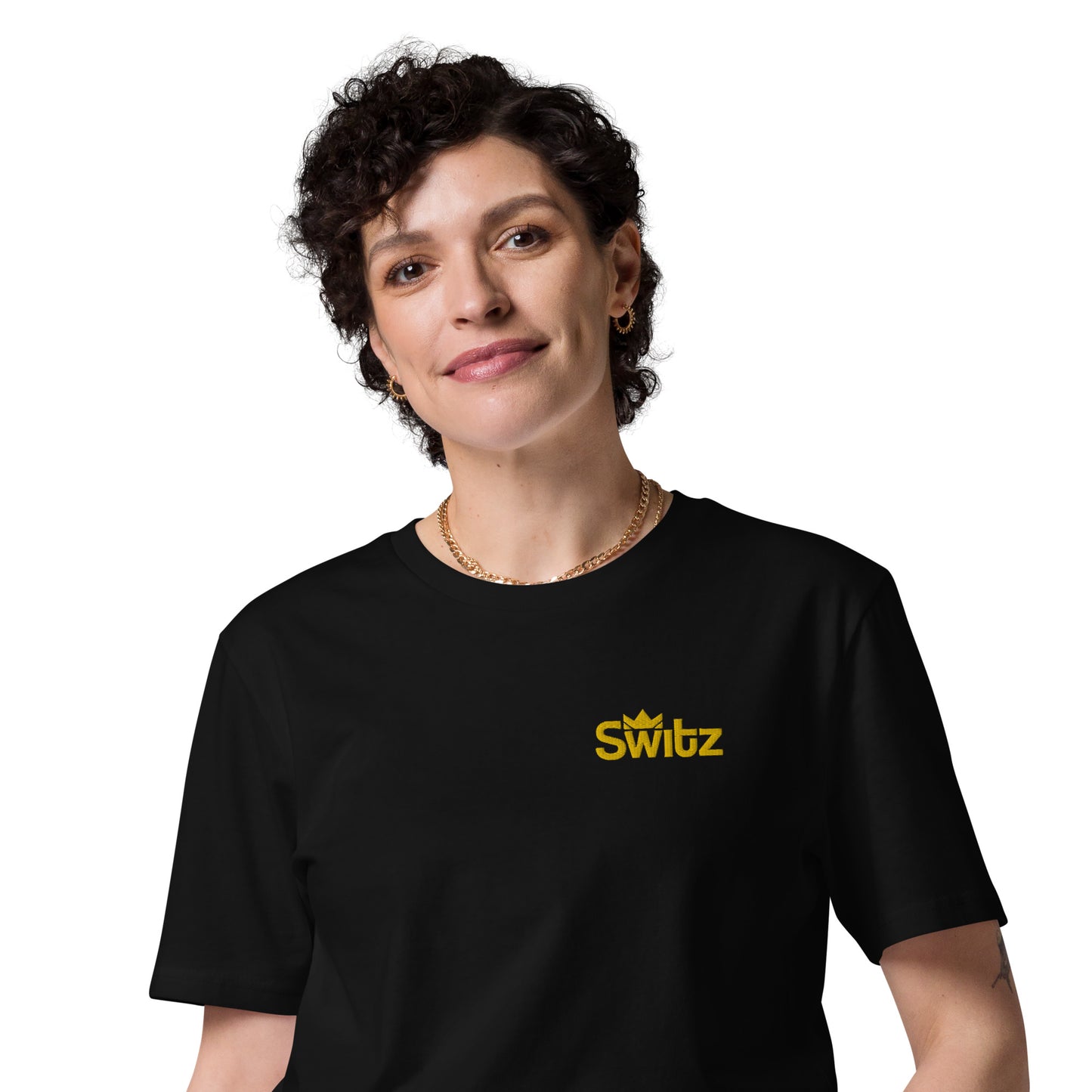 SWITZ - BLACK/GOLD TEE