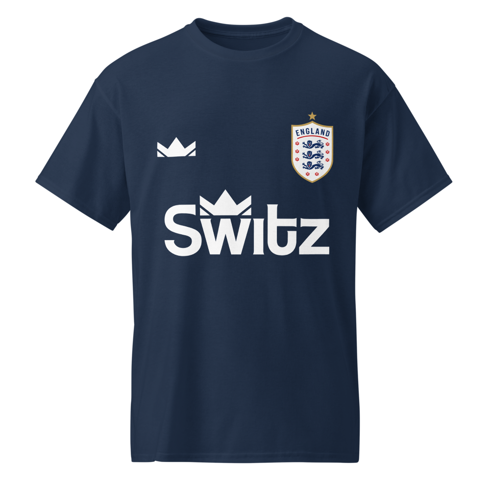 🏴󠁧󠁢󠁥󠁮󠁧󠁿 SWITZ ENGLAND FOOTBALL T-SHIRT - Navy 🏴󠁧󠁢󠁥󠁮󠁧󠁿