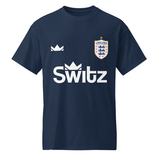 🏴󠁧󠁢󠁥󠁮󠁧󠁿 SWITZ ENGLAND FOOTBALL T-SHIRT - Navy 🏴󠁧󠁢󠁥󠁮󠁧󠁿