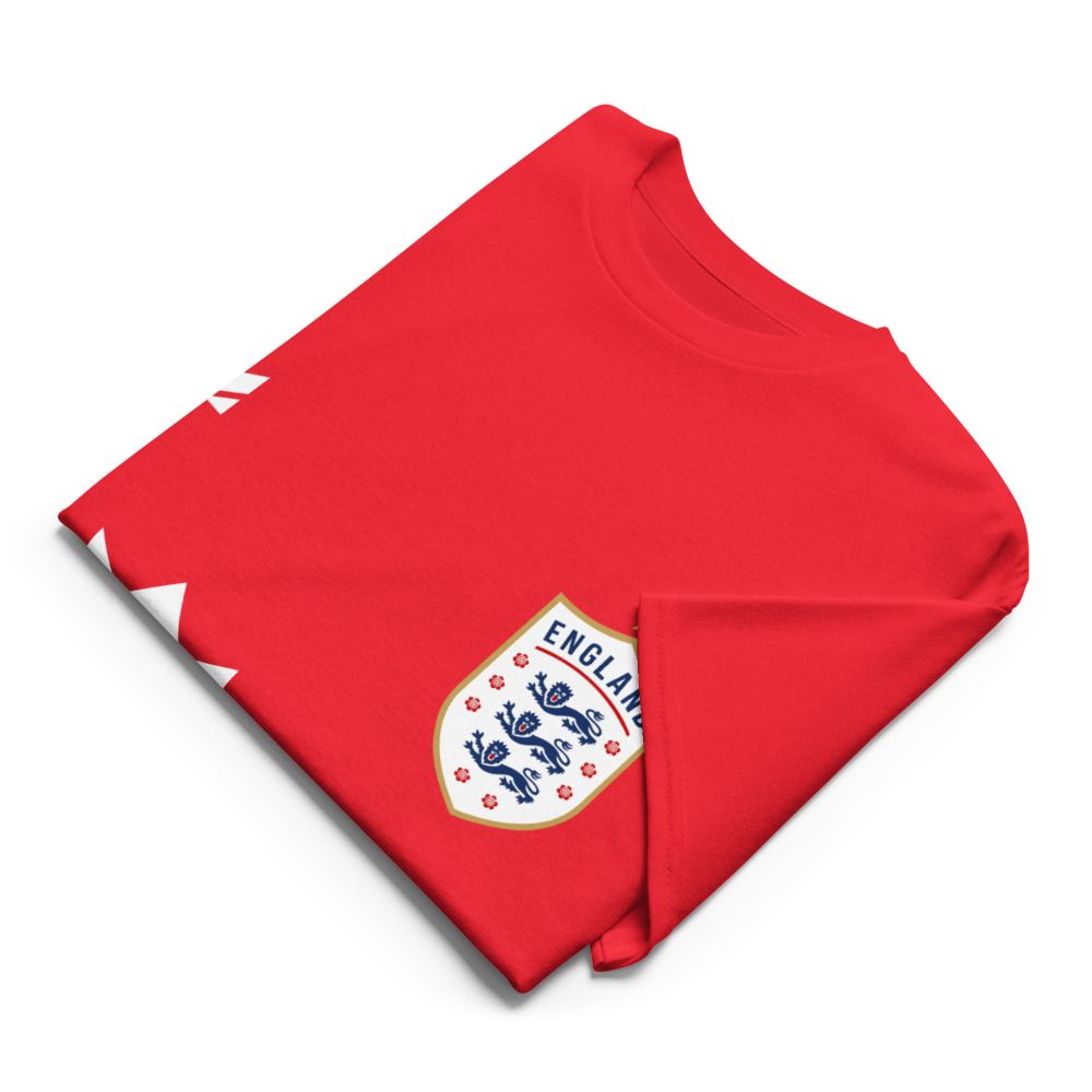 🏴󠁧󠁢󠁥󠁮󠁧󠁿 YOUTH - SWITZ ENGLAND FOOTBALL T-SHIRT - RED 🏴󠁧󠁢󠁥󠁮󠁧󠁿