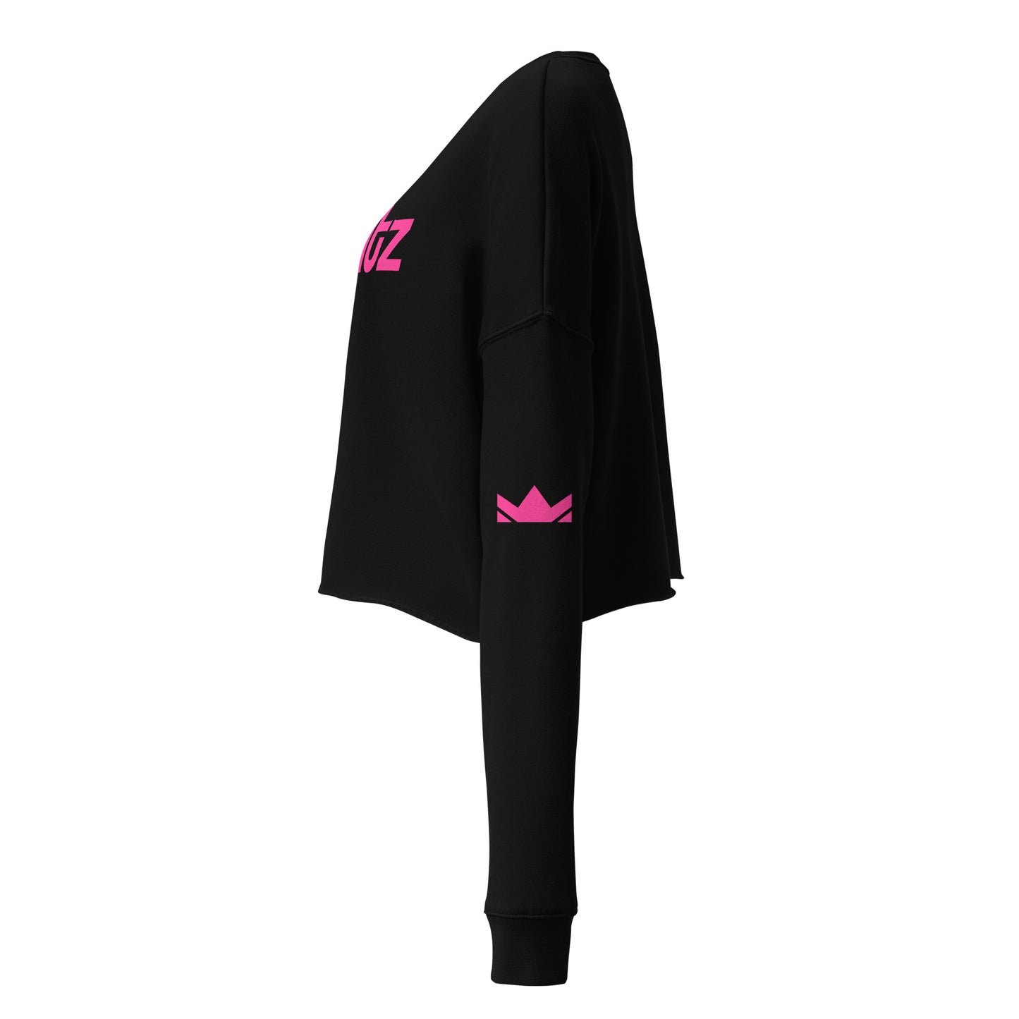 SWITZ - PINK - Women's Crop Sweatshirt