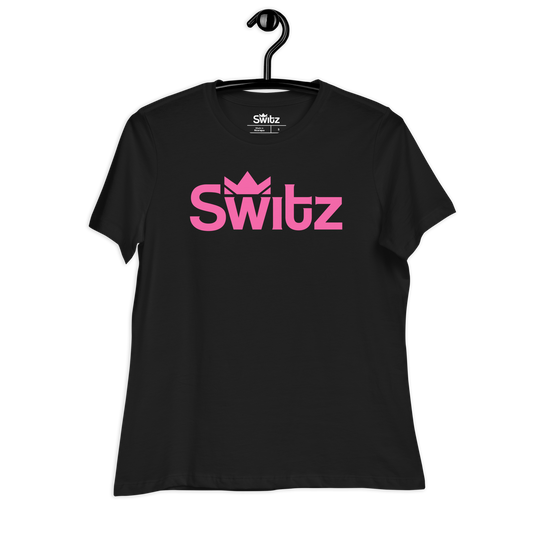 SWITZ - PINK - Women's Relaxed T-Shirt