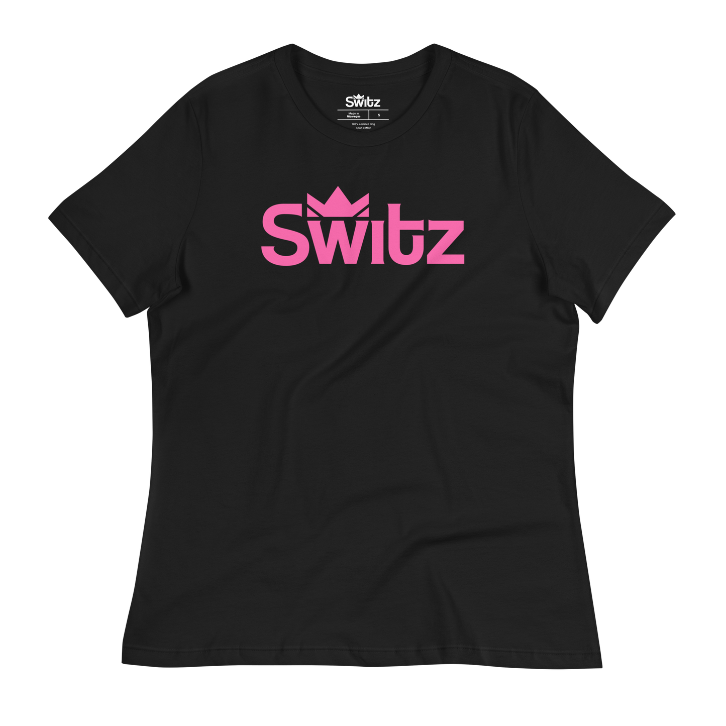 SWITZ - PINK - Women's Relaxed T-Shirt