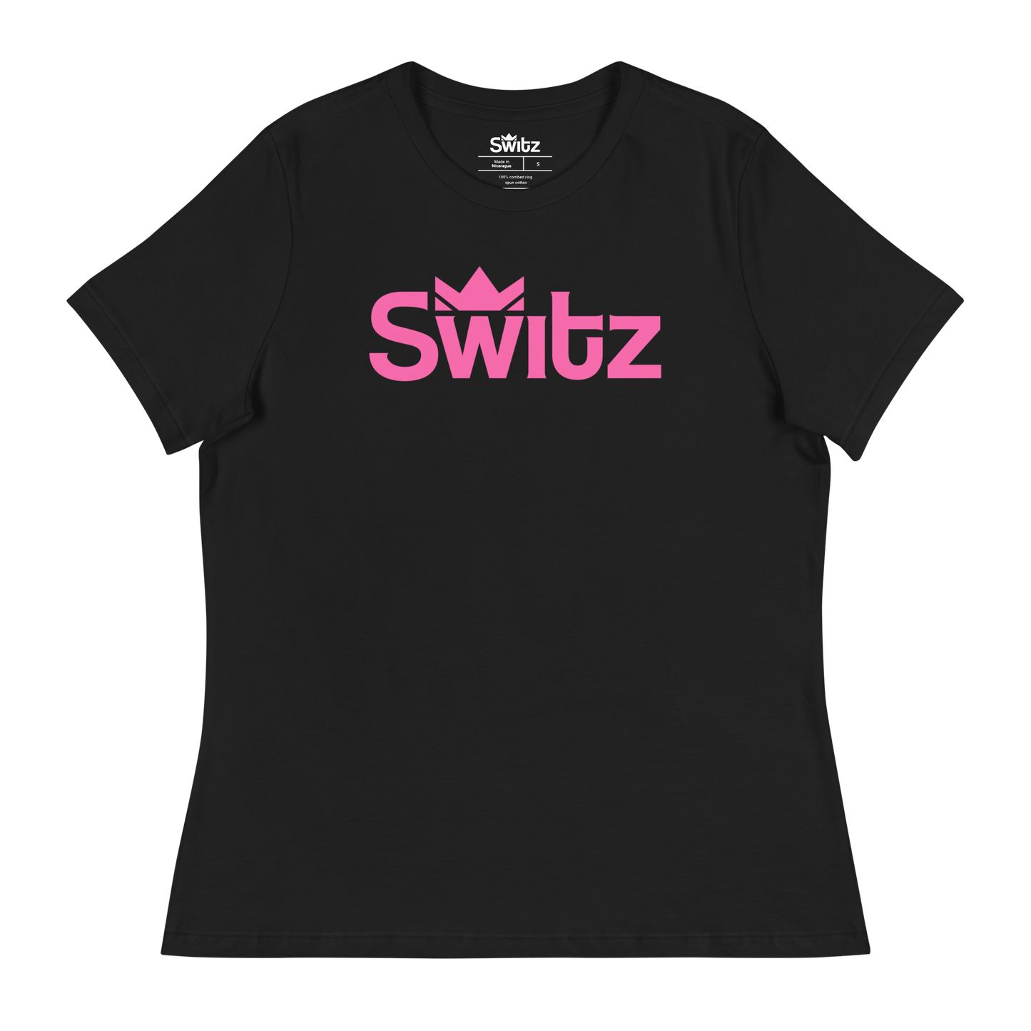 SWITZ - PINK - Women's Relaxed T-Shirt