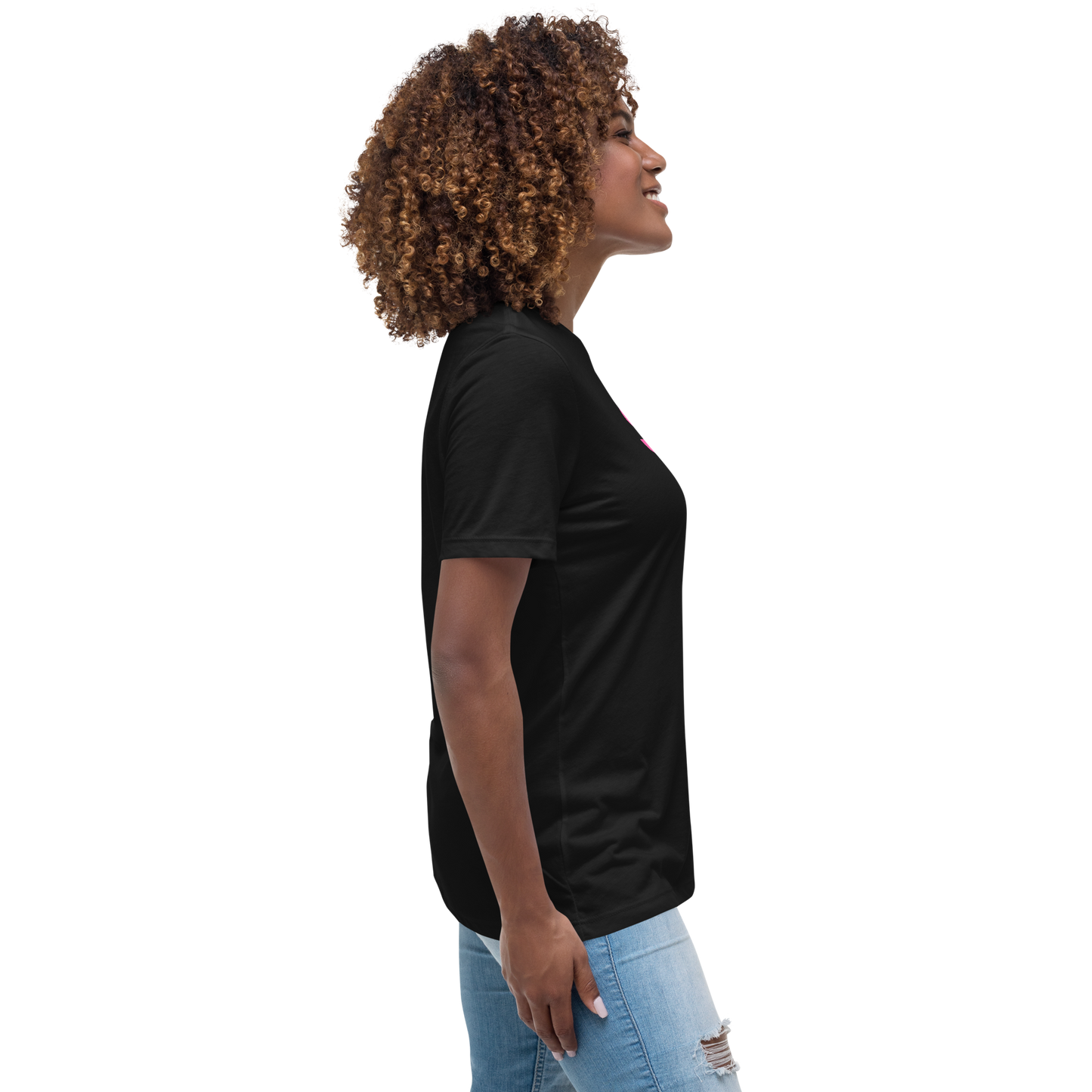SWITZ - PINK - Women's Relaxed T-Shirt