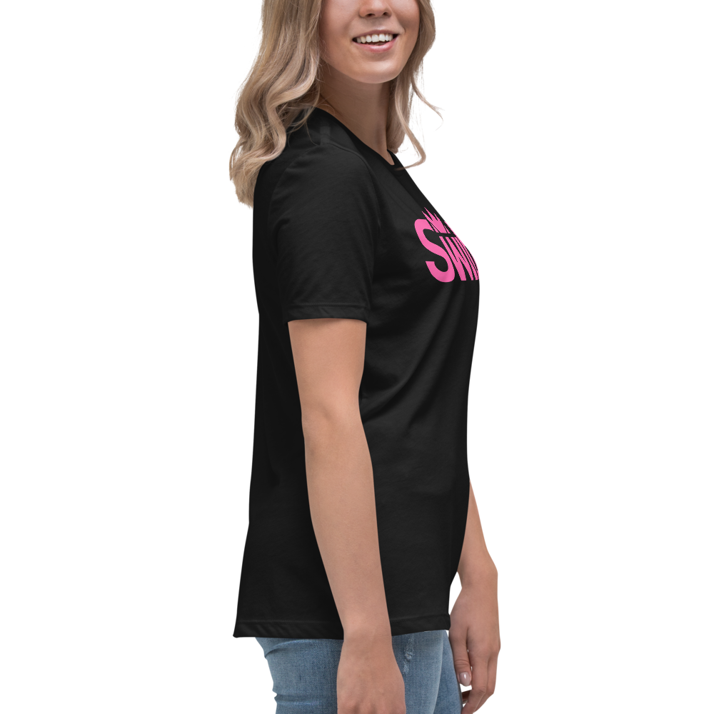 SWITZ - PINK - Women's Relaxed T-Shirt