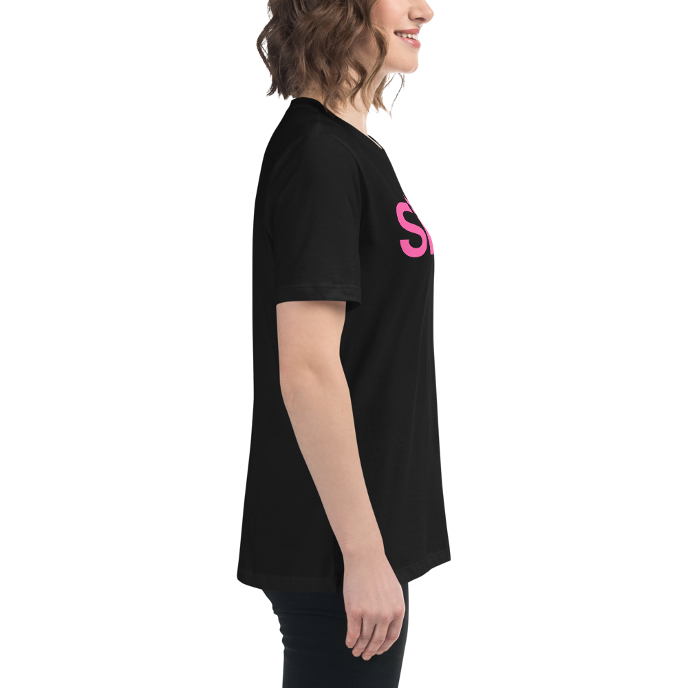 SWITZ - PINK - Women's Relaxed T-Shirt