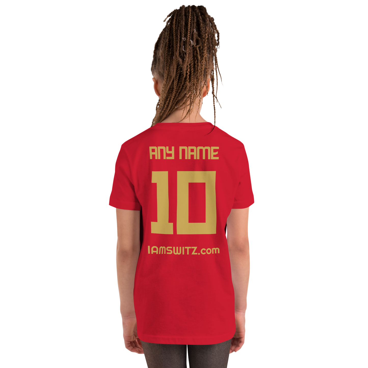 🏴󠁧󠁢󠁥󠁮󠁧󠁿 YOUTH - SWITZ ENGLAND FOOTBALL T-SHIRT - RED 🏴󠁧󠁢󠁥󠁮󠁧󠁿